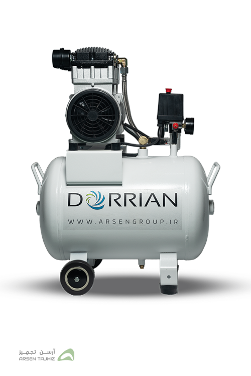 کمپرسور دندانپزشکی دوریان افقی/ 1500 وات/ تک موتوره